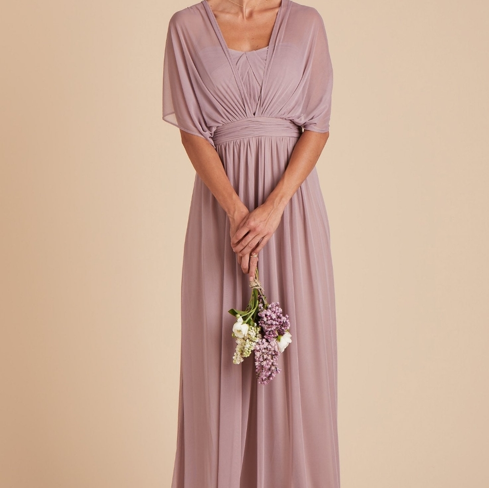 Birdy Grey Convertible Chickie Bridesmaid Dress Mauve NEW Size M - Picture 4 of 16